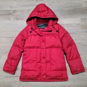Ralph Lauren Polo Jeans Co Y2K Down Waterfowl Filled Quilted Jacket Hooded Small